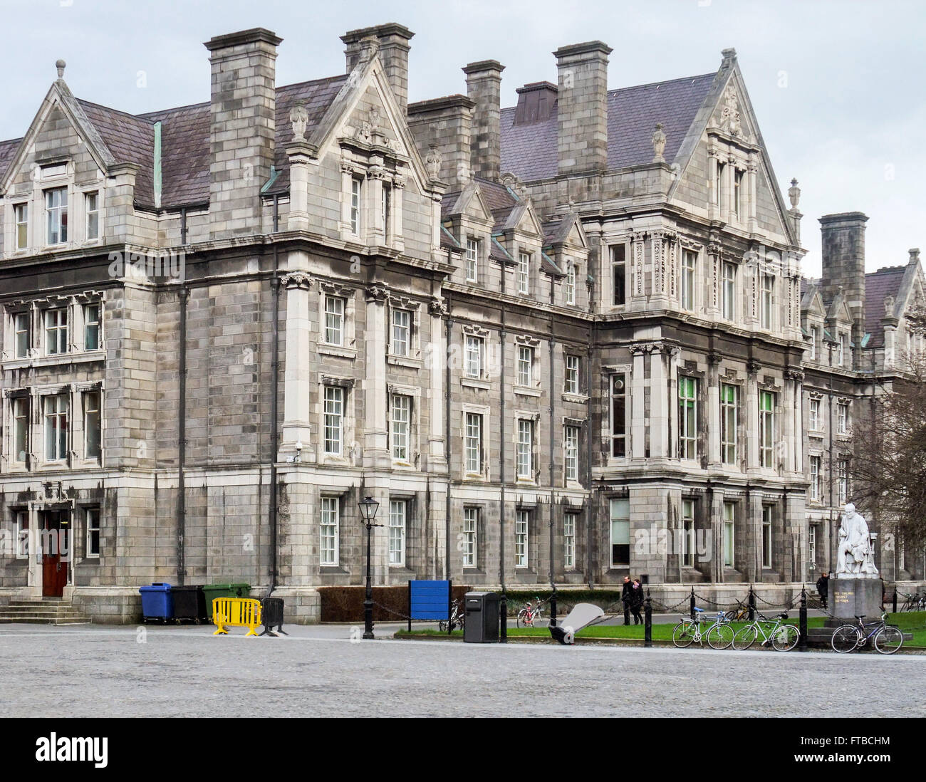 historic buildings in Dublin, the capital city of Ireland Stock Photo
