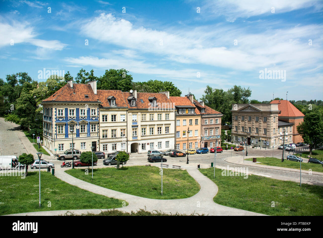 old town of Warsaw, Poland Stock Photo
