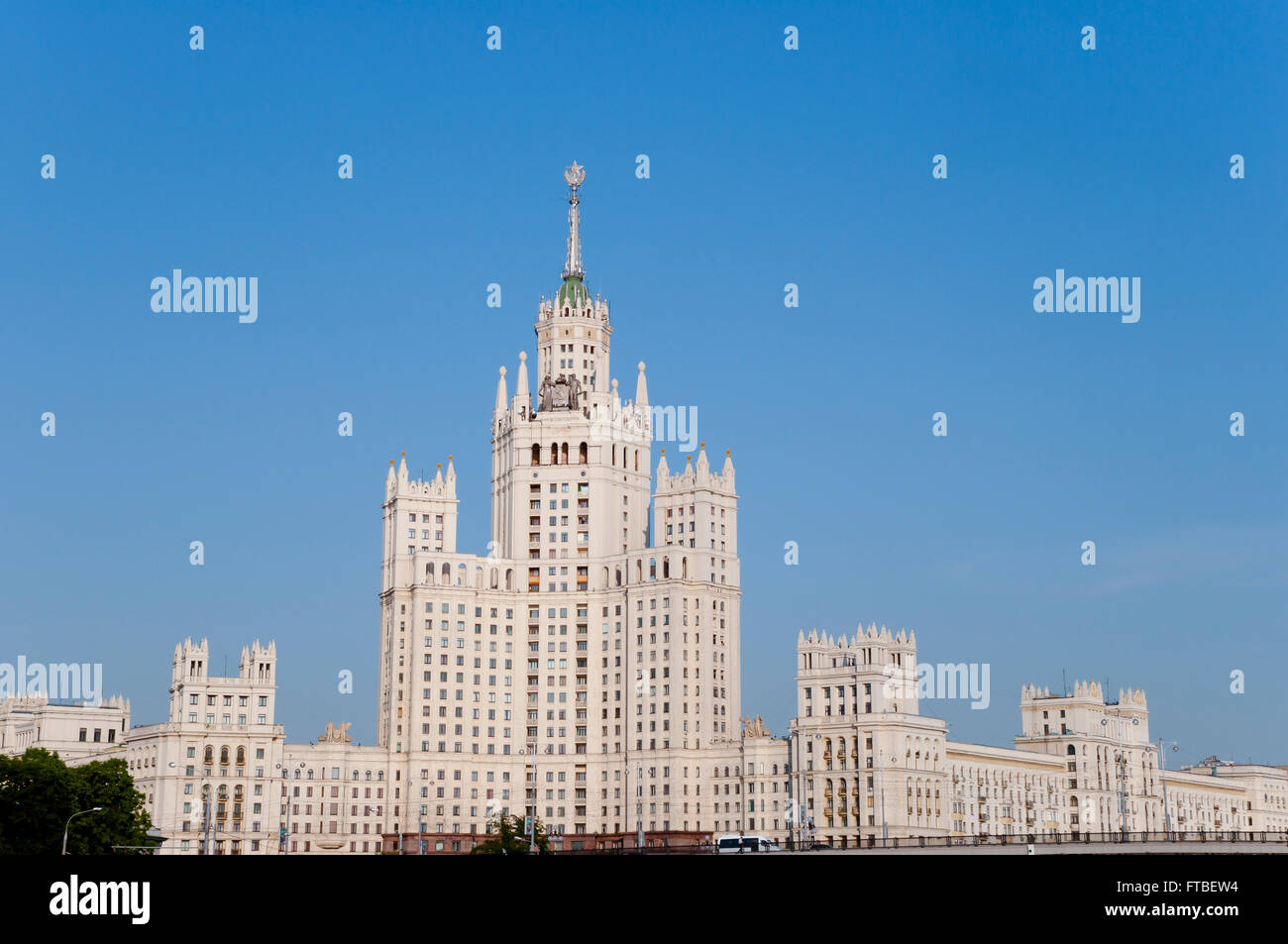 Stalin Skyscraper - Moscow - Russia Stock Photo