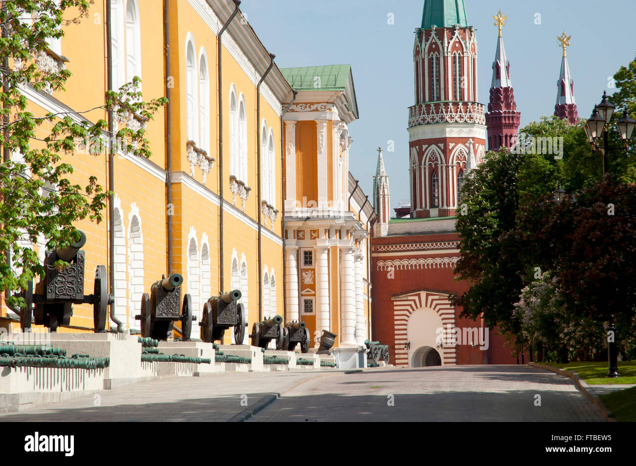 Inside the Kremlin - Moscow - Russia Stock Photo