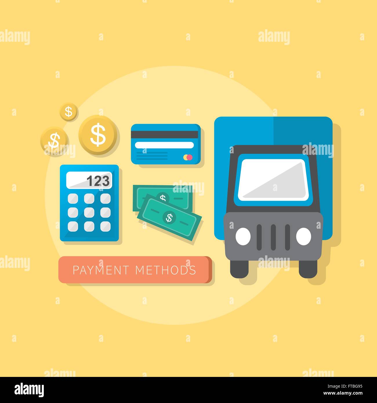 flat design style concept of payment methods Stock Vector Image & Art Alamy