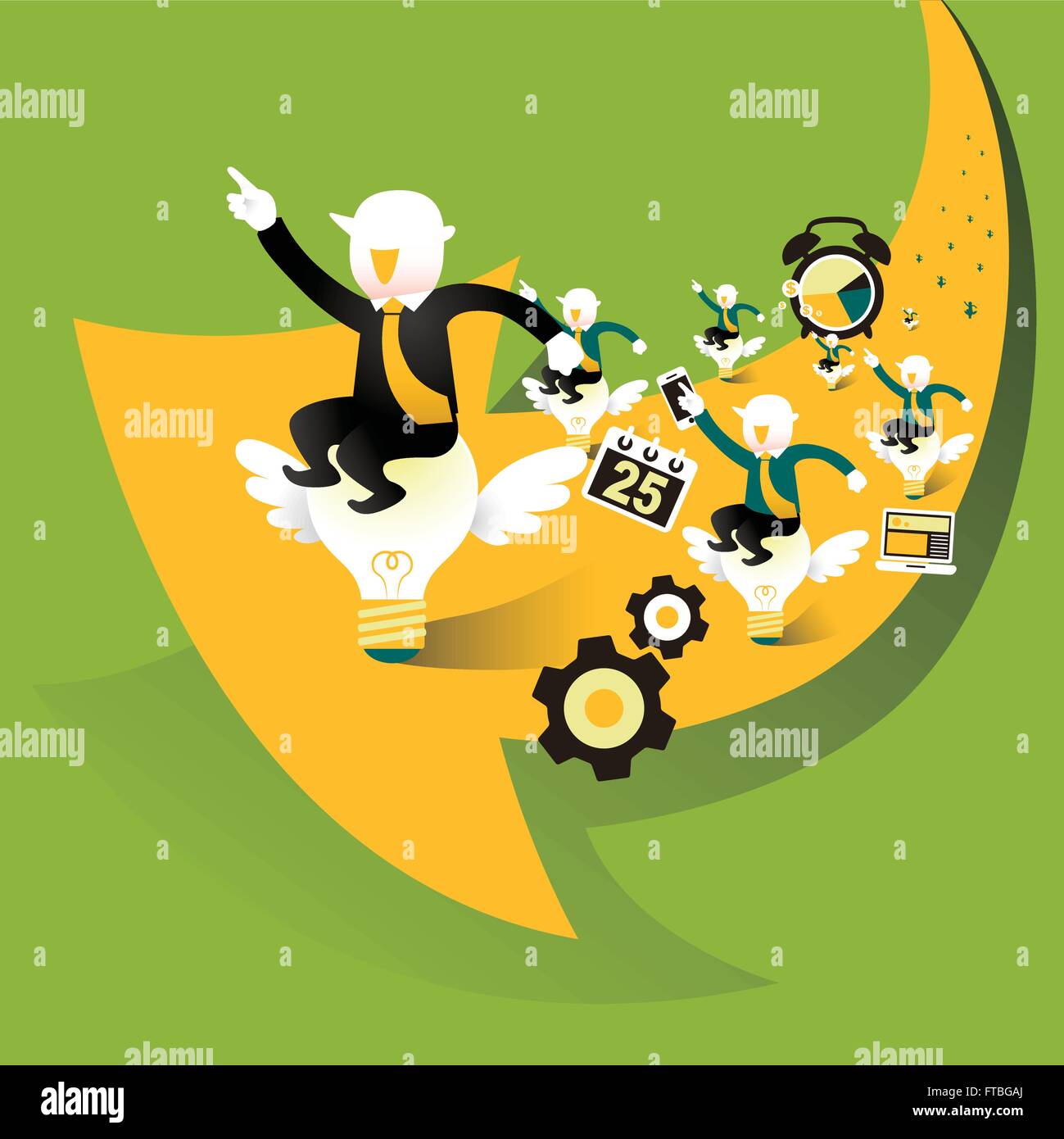 Connection abstract collaboration puzzle Stock Vector Images - Alamy