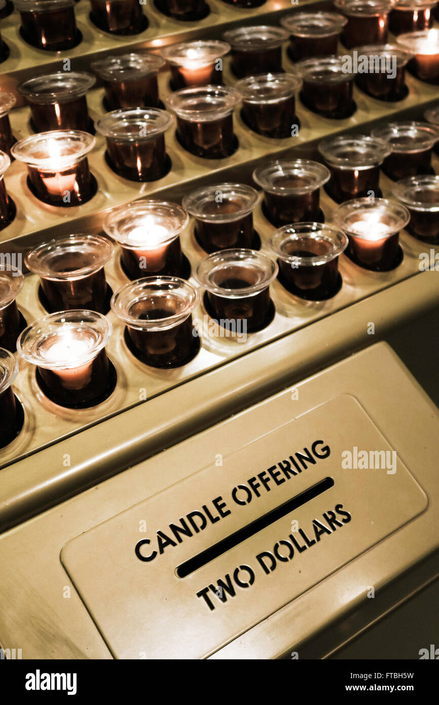 Votive Candle Offering Box, Cathedral of St. Patrick, Fifth Avenue, NYC