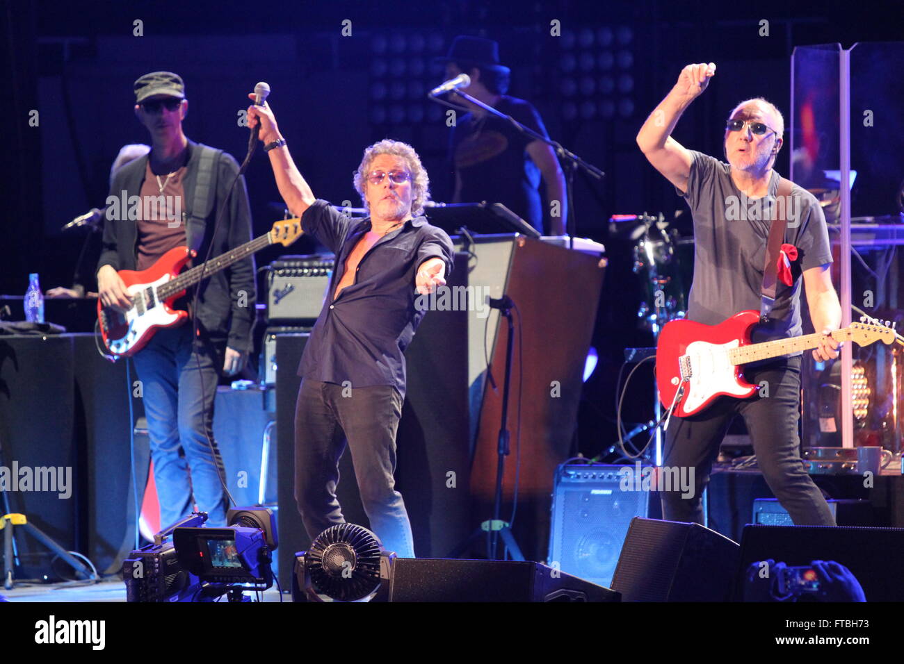 The Who ,Roger Daltry  Pete Townshend  Nassau Coliseum NY 5/20/2015                photo Michael Brito Stock Photo