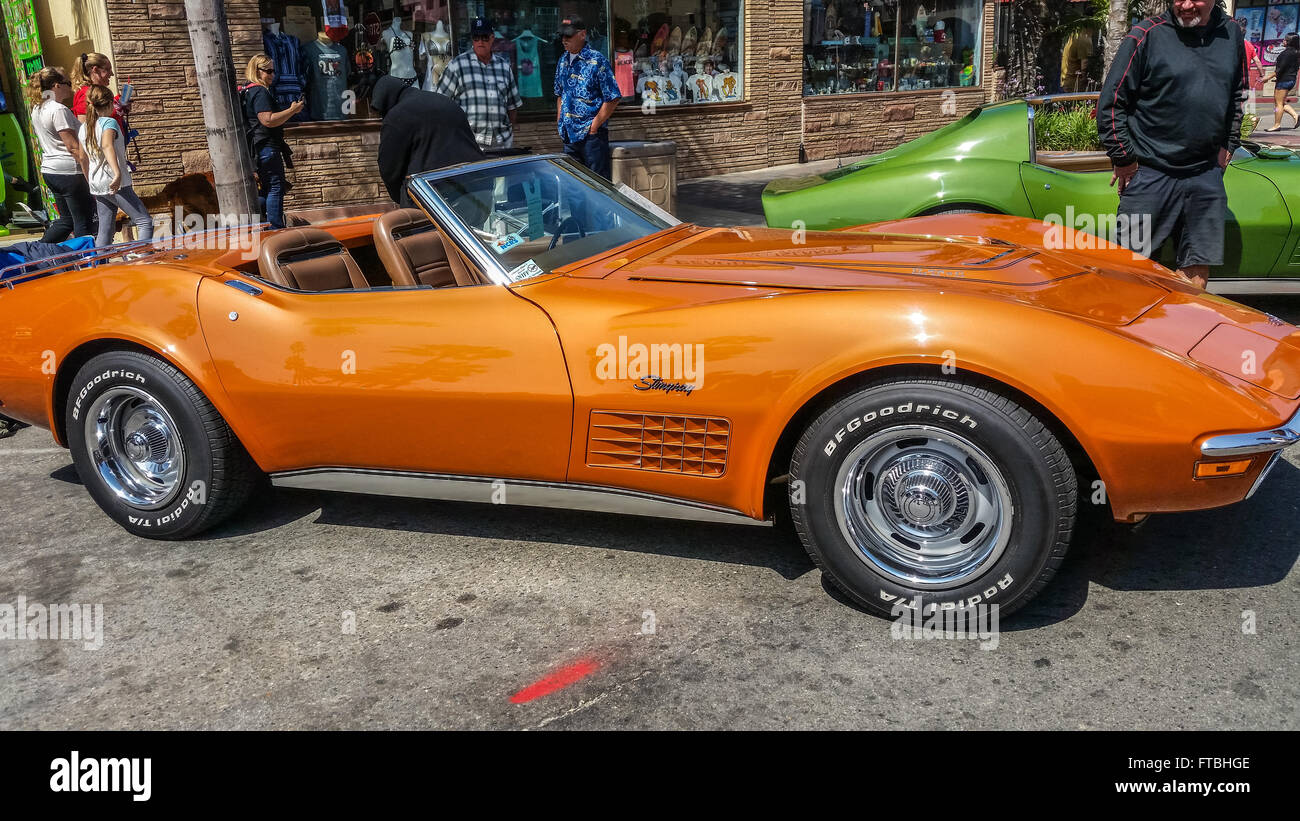 Chevrolet Corvette Stingray at the Huntington beach car show March 2016
