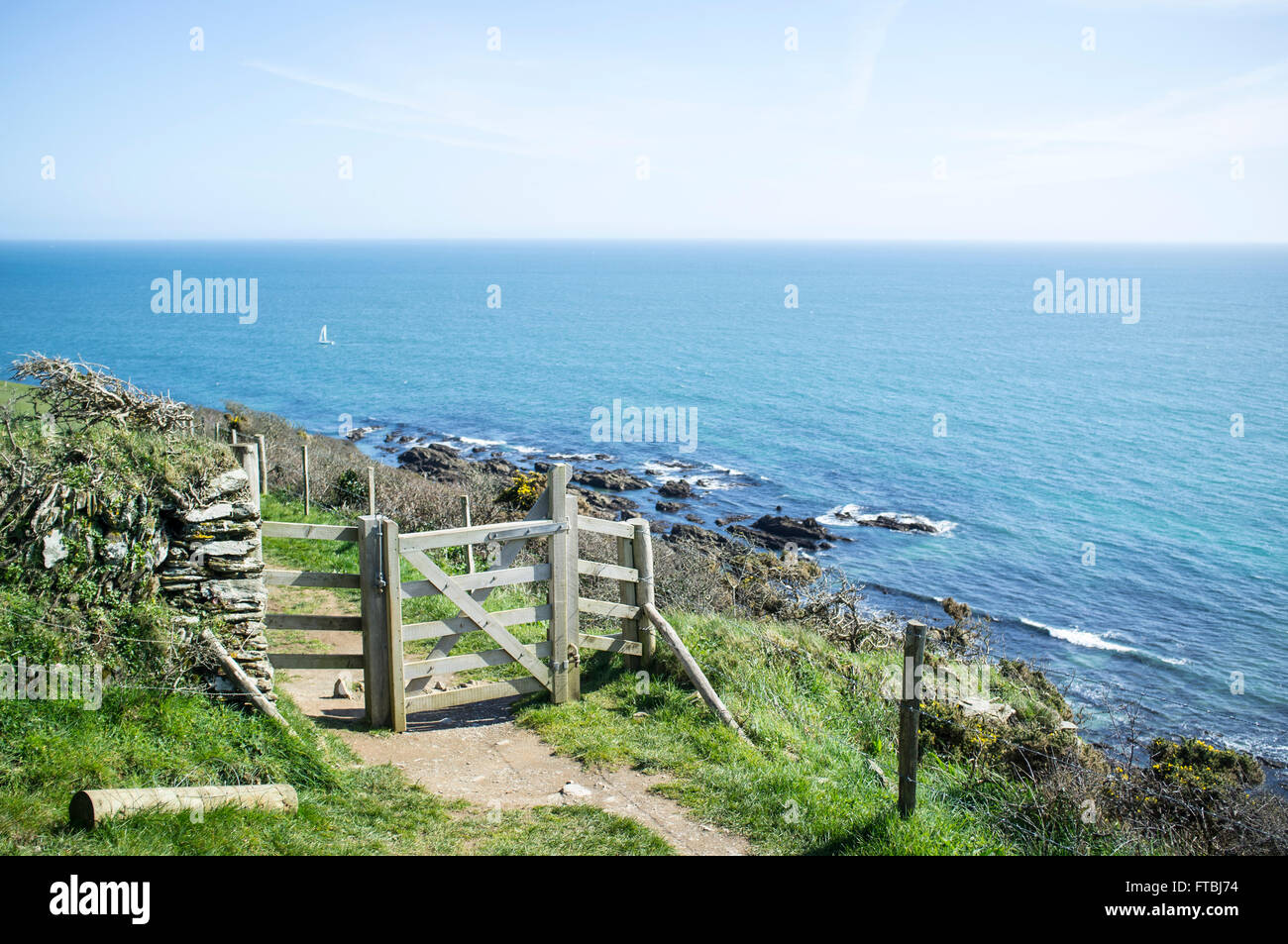 A coastal path. Stock Photo