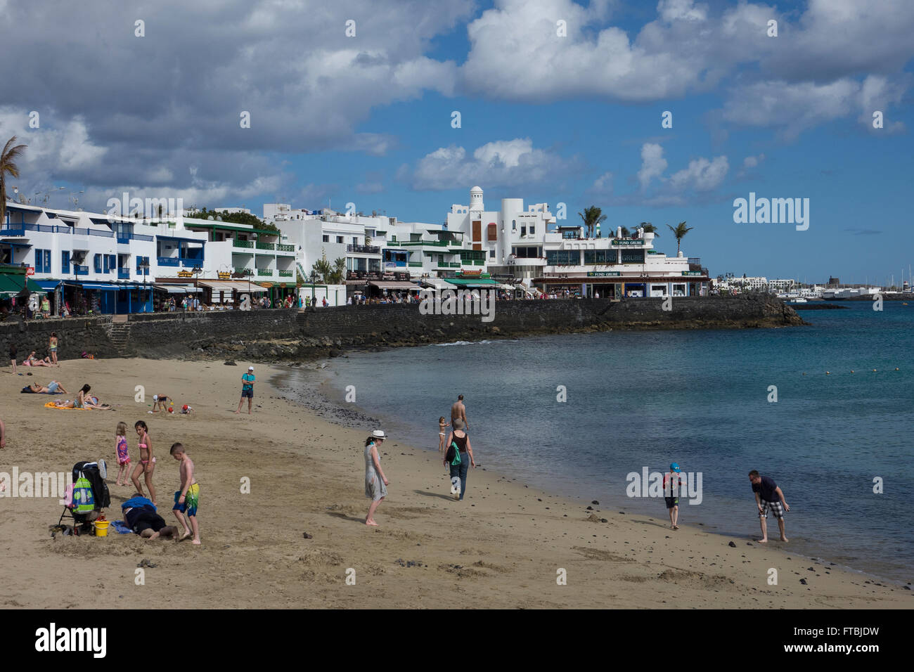 Lanzarote playa blanca hi-res stock photography and images - Alamy