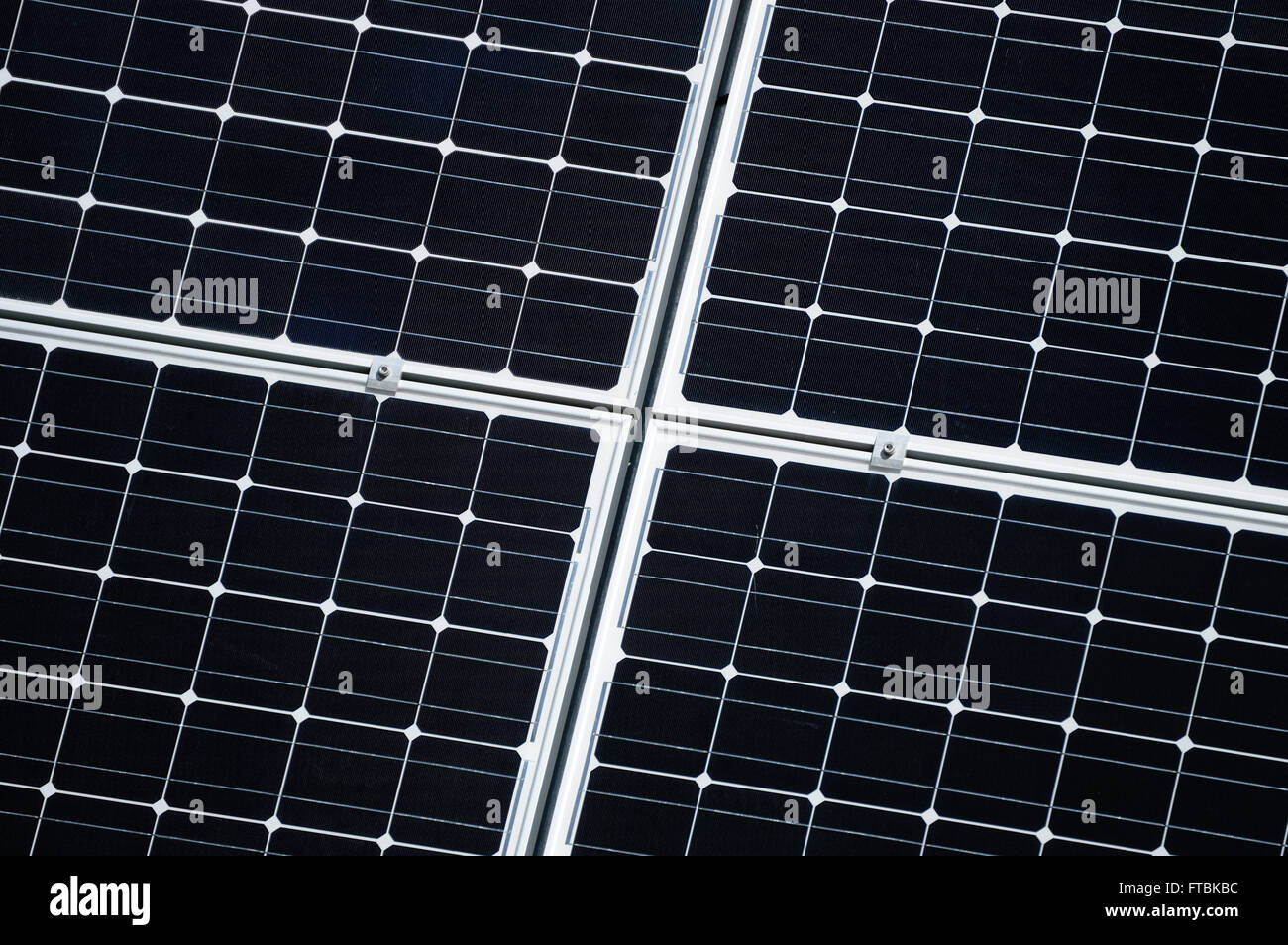 Solar panels producing renewable energy from the sun Stock Photo - Alamy
