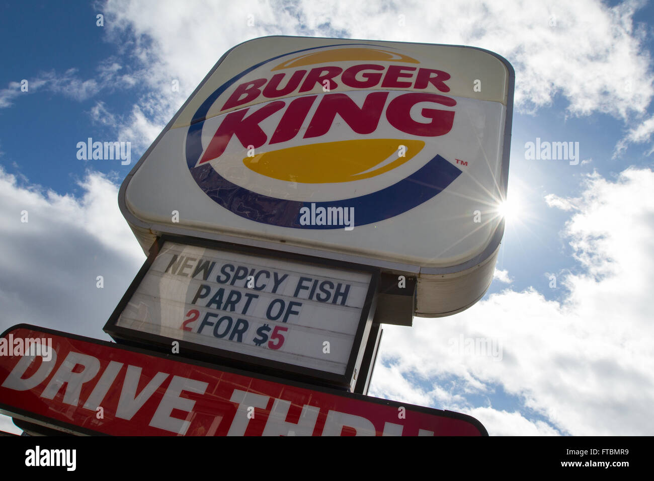 Burger King fast food restaurant in downtown Kingston, Ont., on March