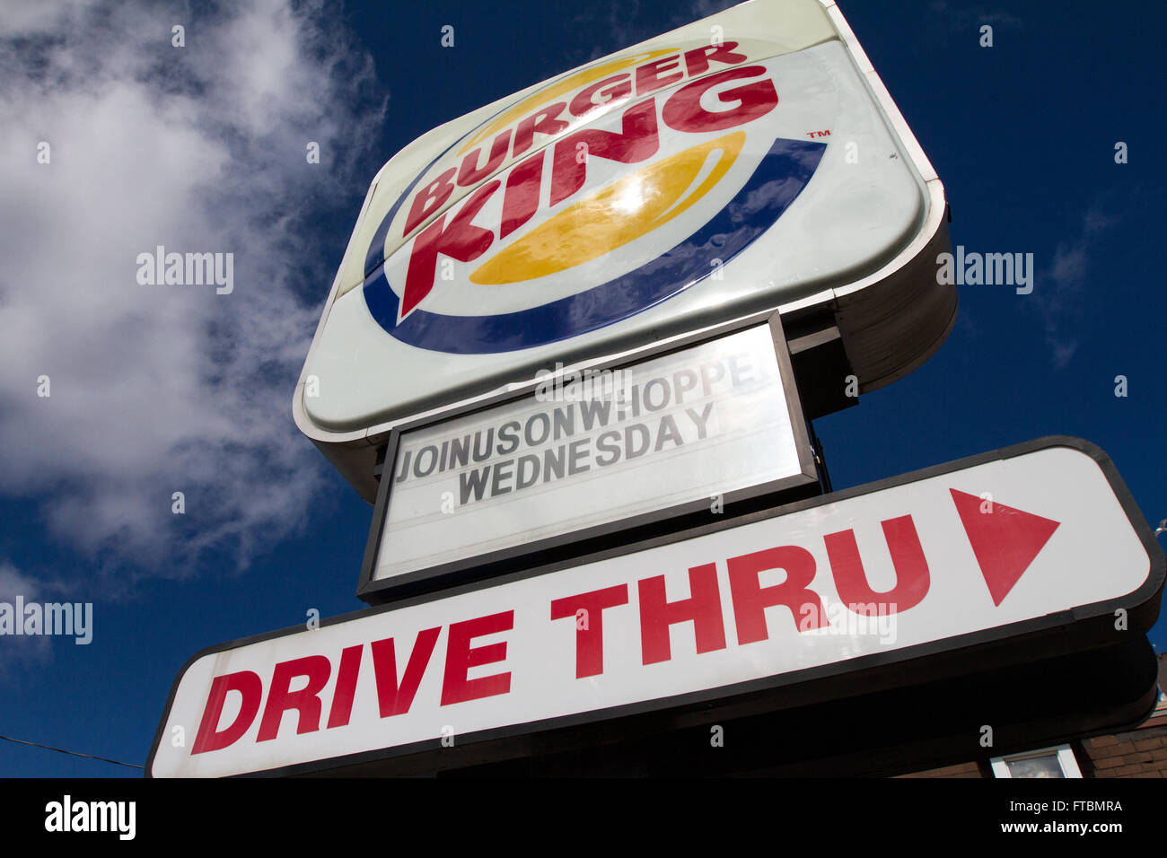 Burger King fast food restaurant in downtown Kingston, Ont., on March