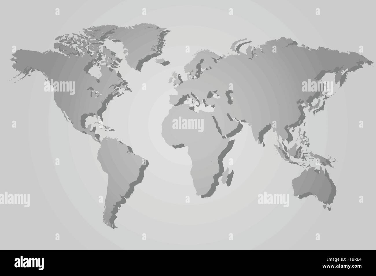 Gray Map Vector Illustration Stock Vector Image & Art - Alamy