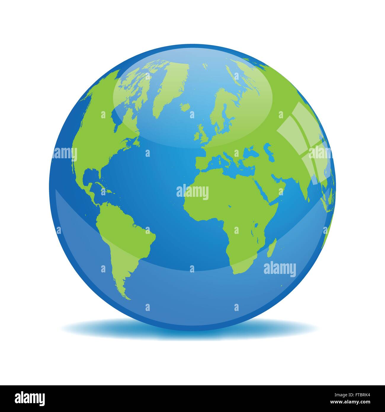 Earth Orb Vector Stock Vector Image & Art Alamy