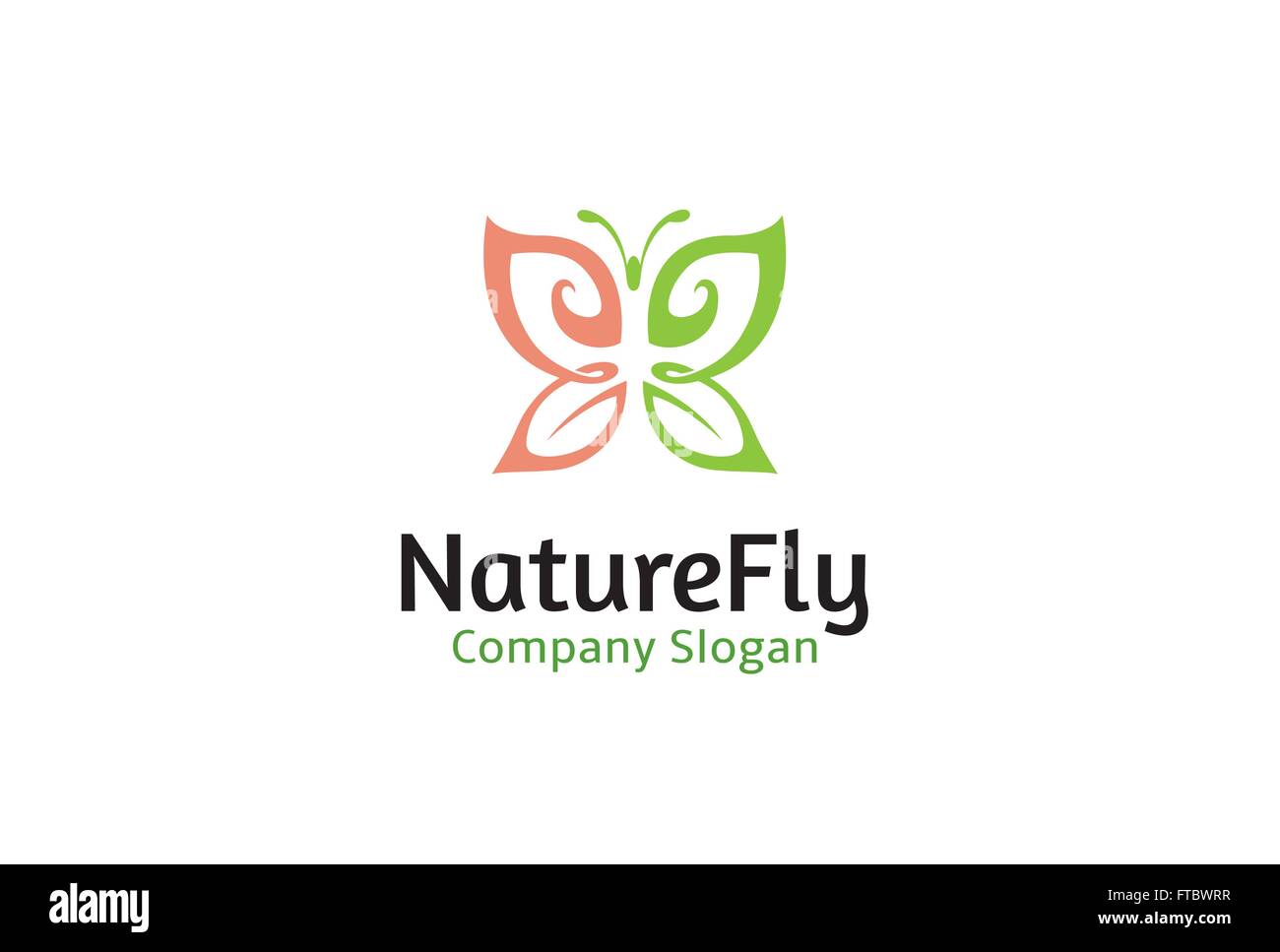 Nature Fly Design Illustration Stock Vector