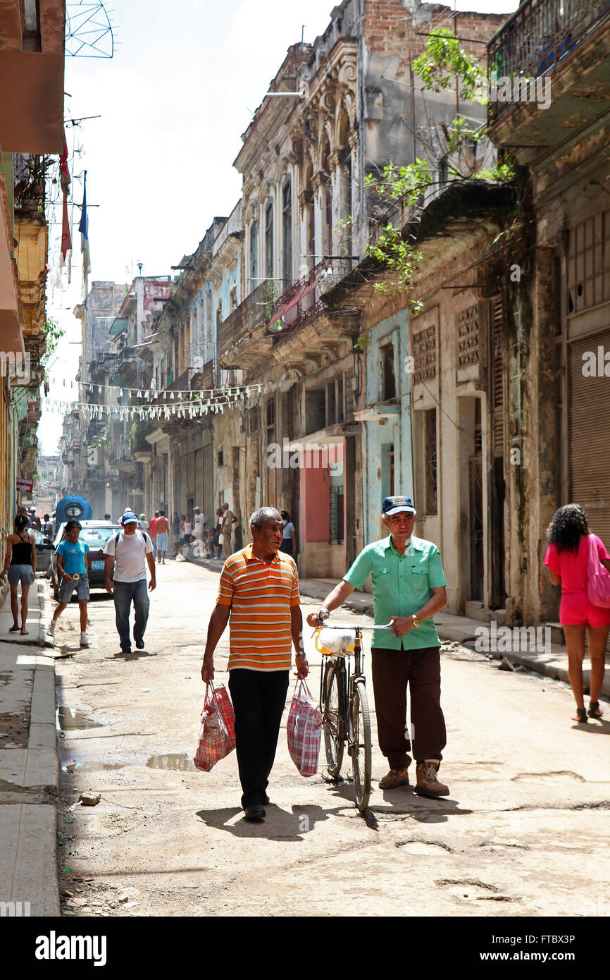 CUBA - September 2011: Old Havana Stock Photo