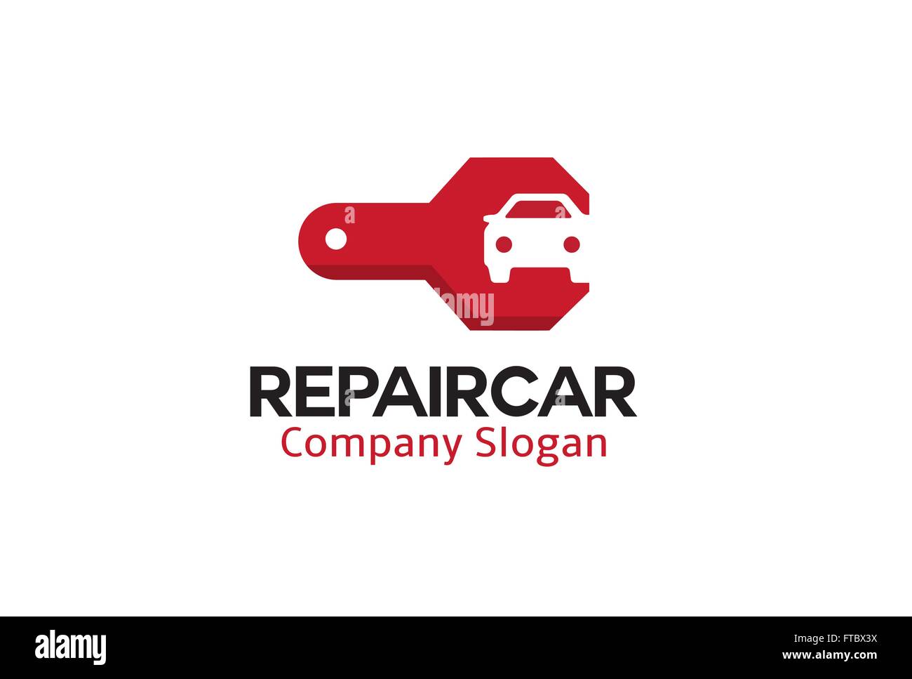 Repair Car Design Illustration Stock Vector