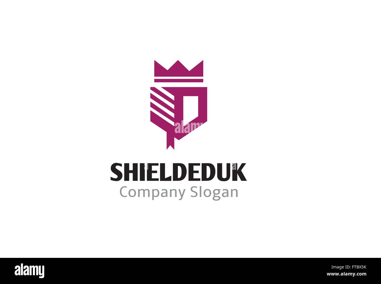 Shield Education Design Illustration Stock Vector