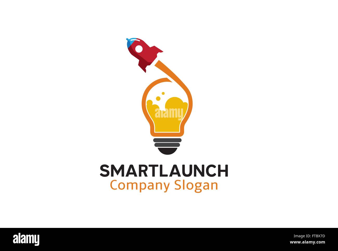 Smart Launch Design Illustration Stock Vector