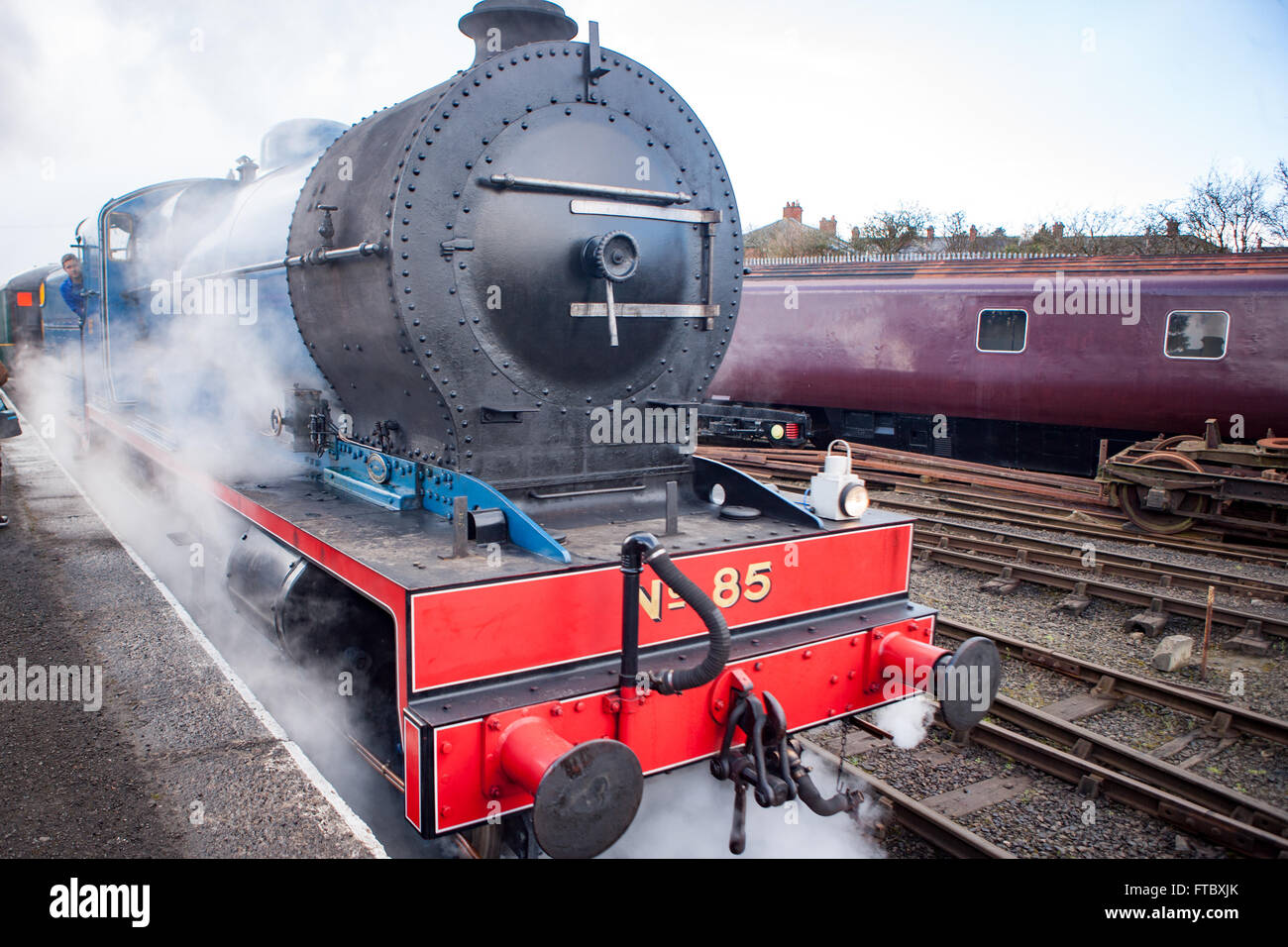 Merlin Steam Engine Mini Fire engine uk and children hi-res stock photography and images - Alamy