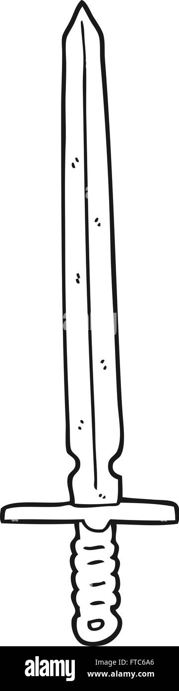 Freehand drawn cartoon hand sword hi-res stock photography and images ...