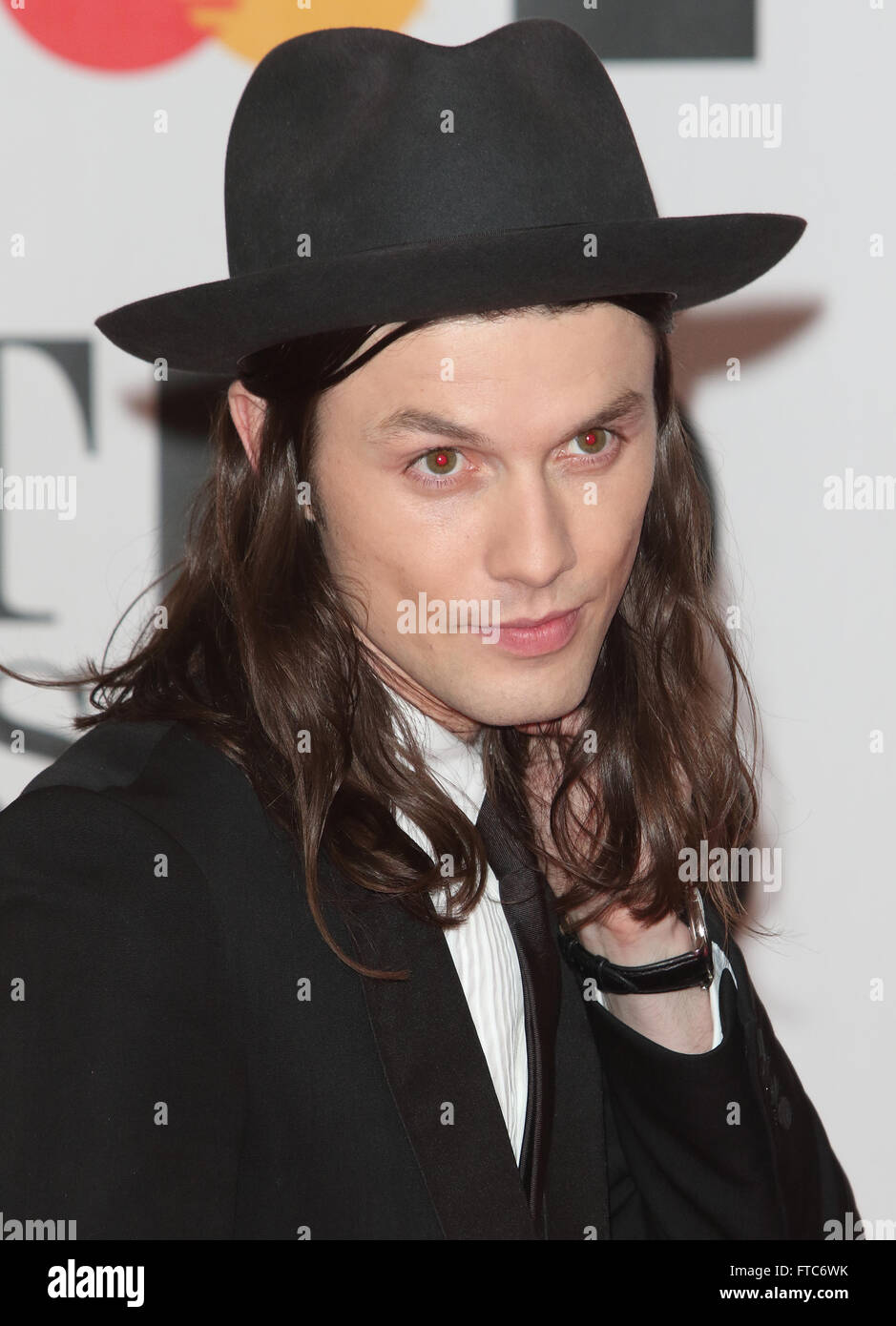 BRIT Awards 2016 at the O2 Arena, London Featuring James Bay Where London, United Kingdom When