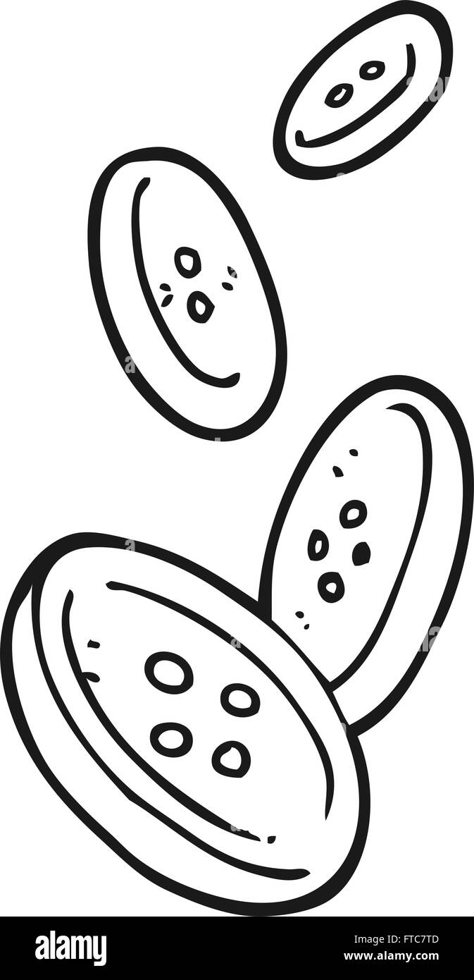 freehand drawn black and white cartoon buttons Stock Vector Image & Art