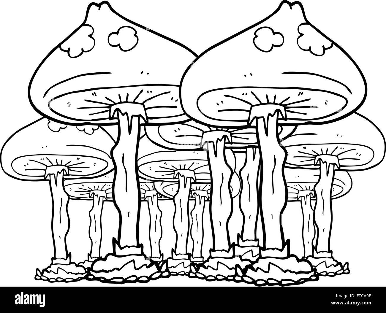magic mushrooms black and white stock photos images alamy
