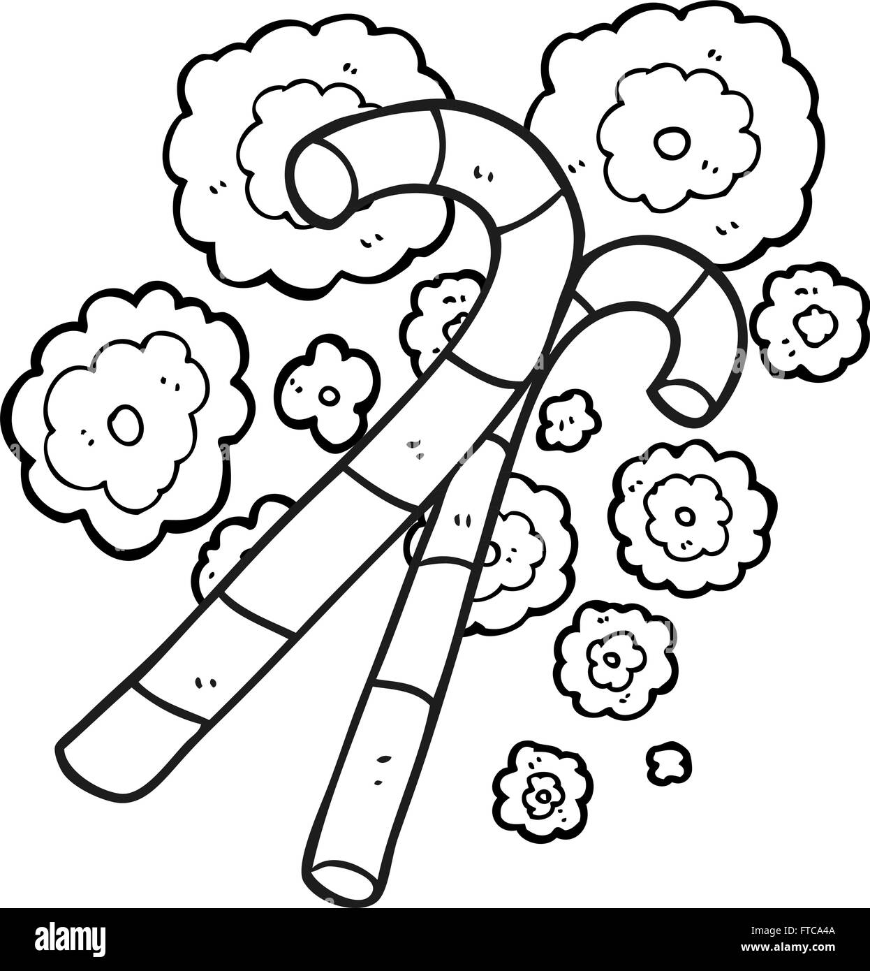 Candy canes Black and White Stock Photos & Images Alamy