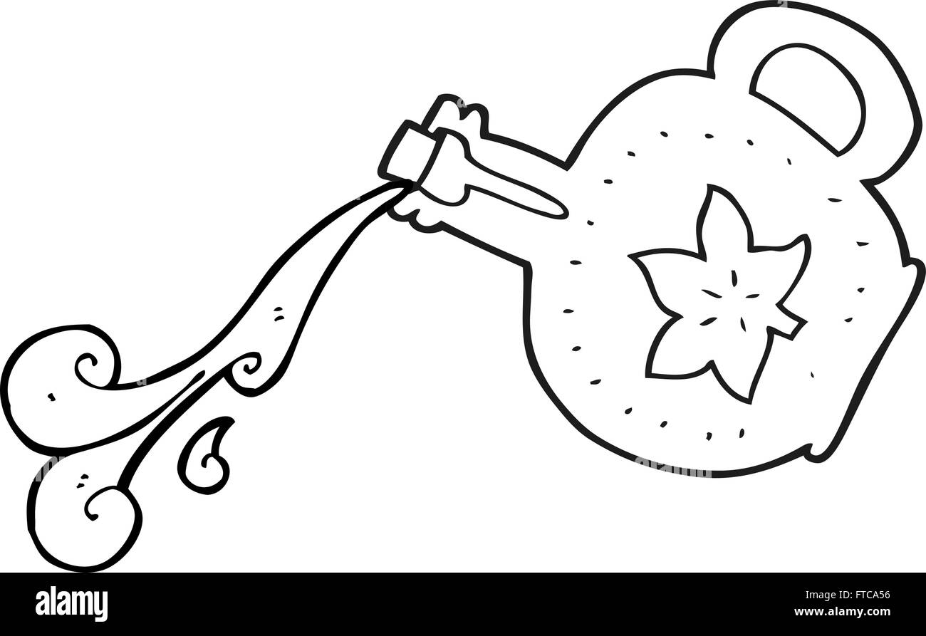 freehand drawn black and white cartoon maple syrup Stock Vector Image & Art Alamy