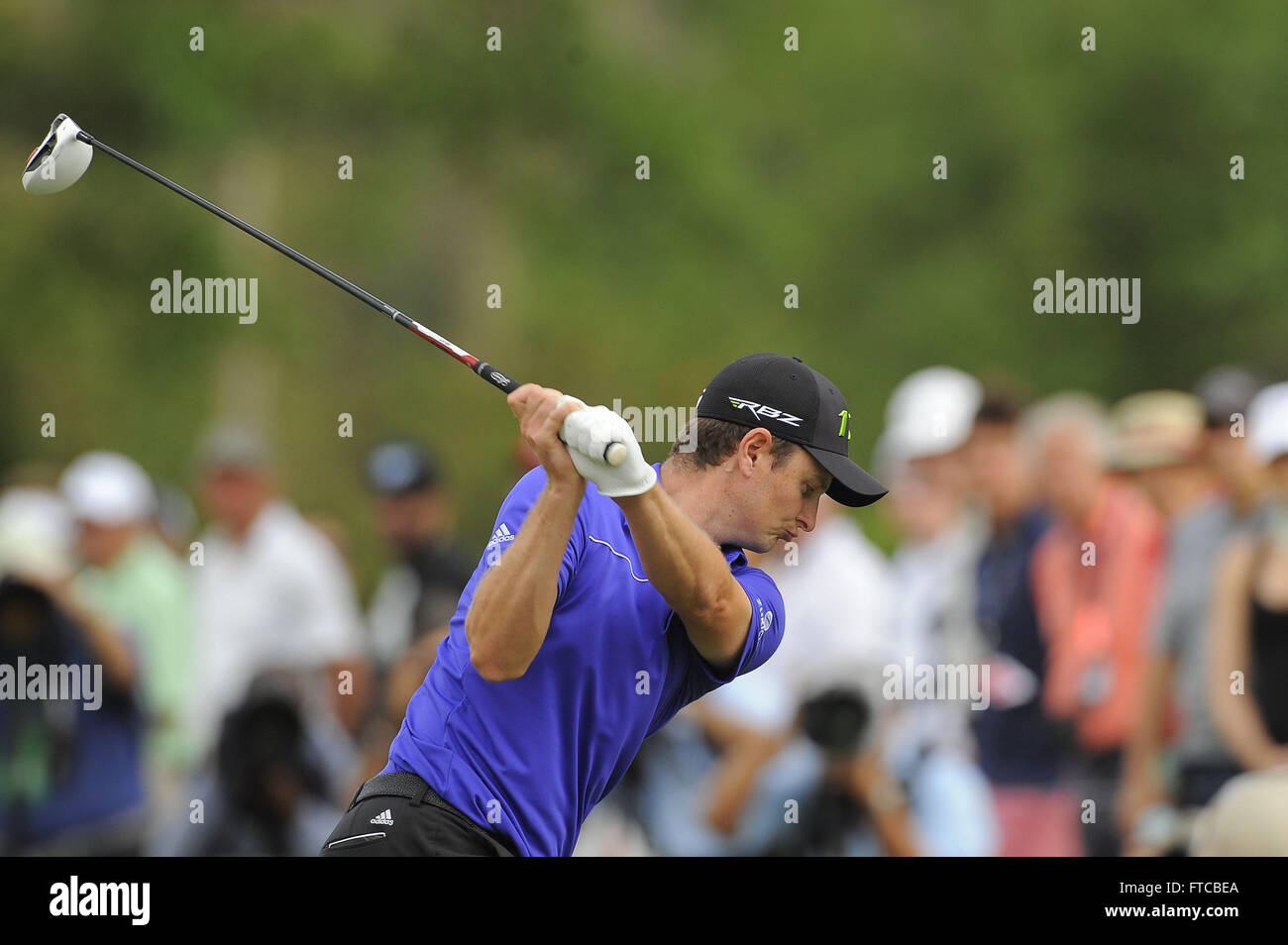 Doral, Fla, USA. 11th Mar, 2012. Justin Rose during the World Golf Championship Cadillac Championship on the TPC Blue Monster Course at Doral Golf Resort And Spa on March 11, 2012 in Doral, Fla. ZUMA PRESS/ Scott A. Miller. © Scott A. Miller/ZUMA Wire/Alamy Live News Stock Photo