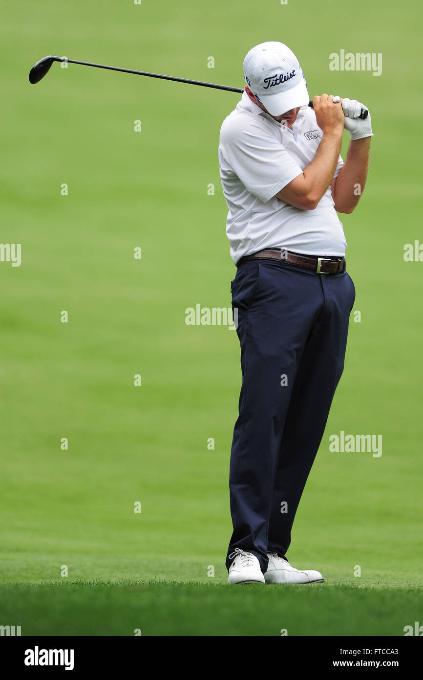 Charlotte, North Carolina, USA. 6th May, 2012. Ben Curtis during the final round of the Wells Fargo Championship at the Quail Hollow Club on May 6, 2012 in Charlotte, N.C. ZUMA PRESS/ Scott A. Miller. © Scott A. Miller/ZUMA Wire/Alamy Live News Stock Photo