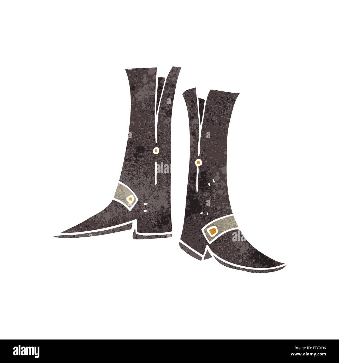 Freehand drawn cartoon boots hires stock photography and images Alamy