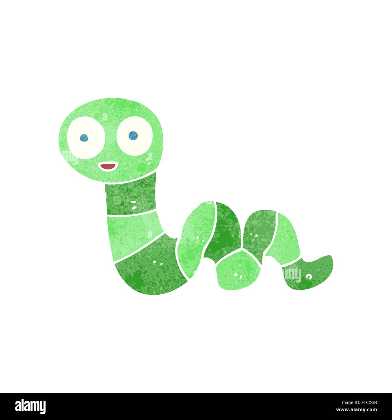 freehand retro cartoon snake Stock Vector Image & Art - Alamy