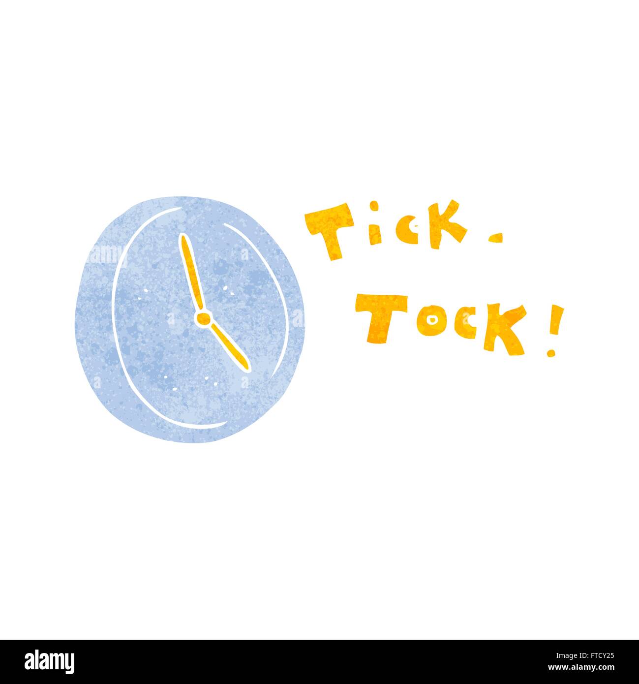 Freehand drawn cartoon ticking clock hires stock photography and images Alamy