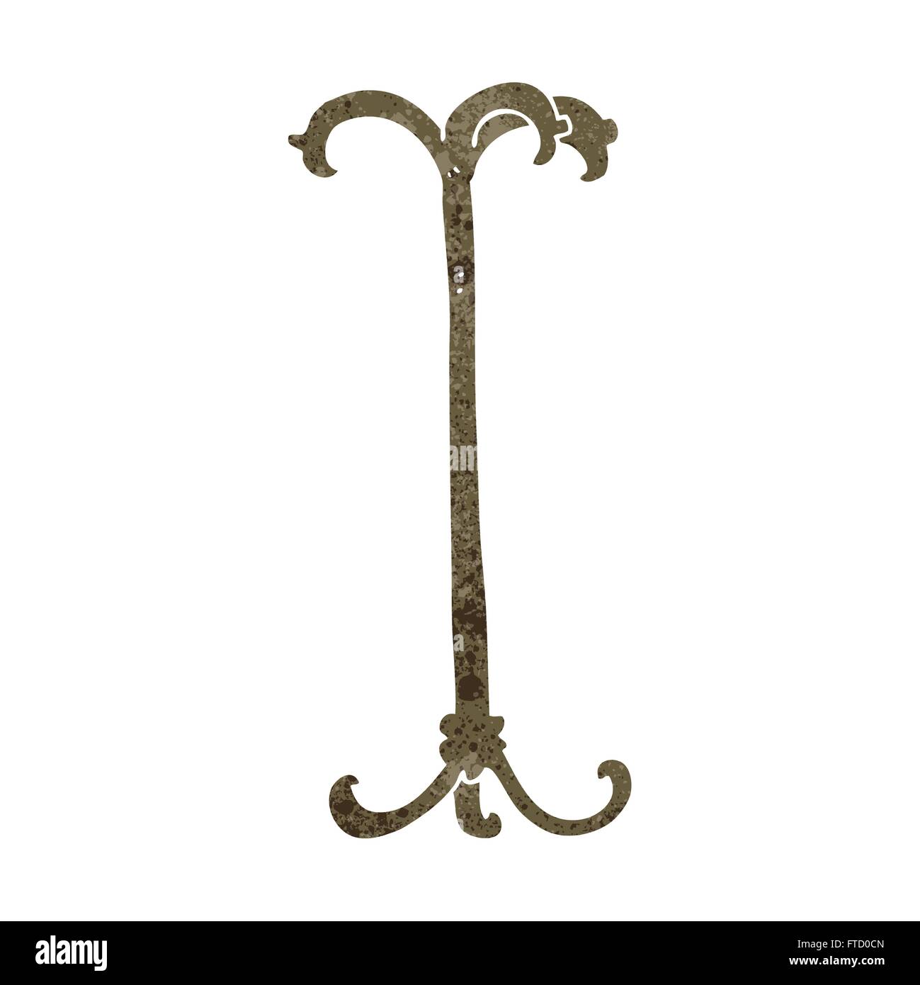 freehand retro cartoon coat stand Stock Vector Image & Art Alamy