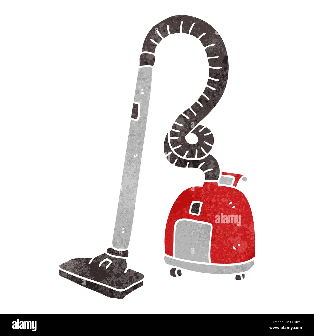Freehand retro cartoon vacuum cleaner hi-res stock photography and images -  Alamy