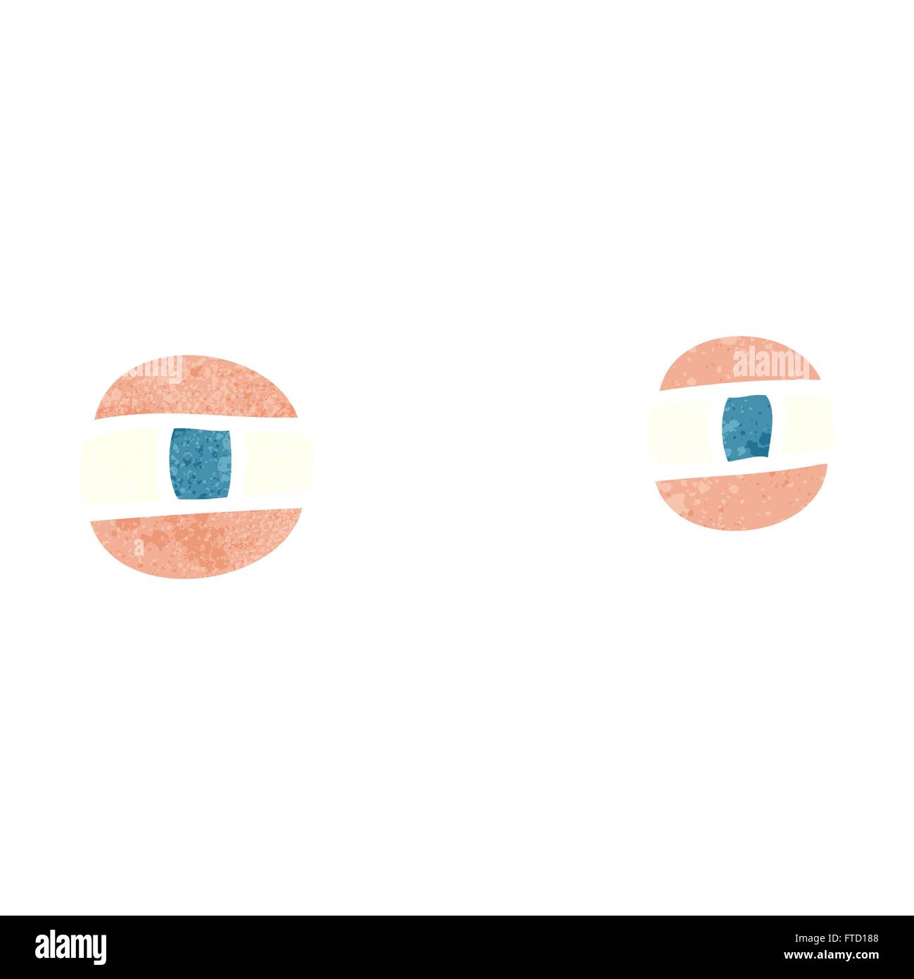 freehand retro cartoon scowling eyes Stock Vector Image & Art Alamy