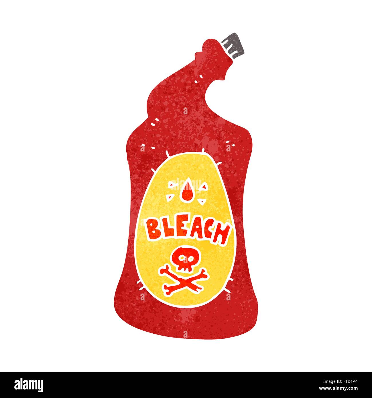 freehand retro cartoon bleach bottle Stock Vector Image & Art Alamy