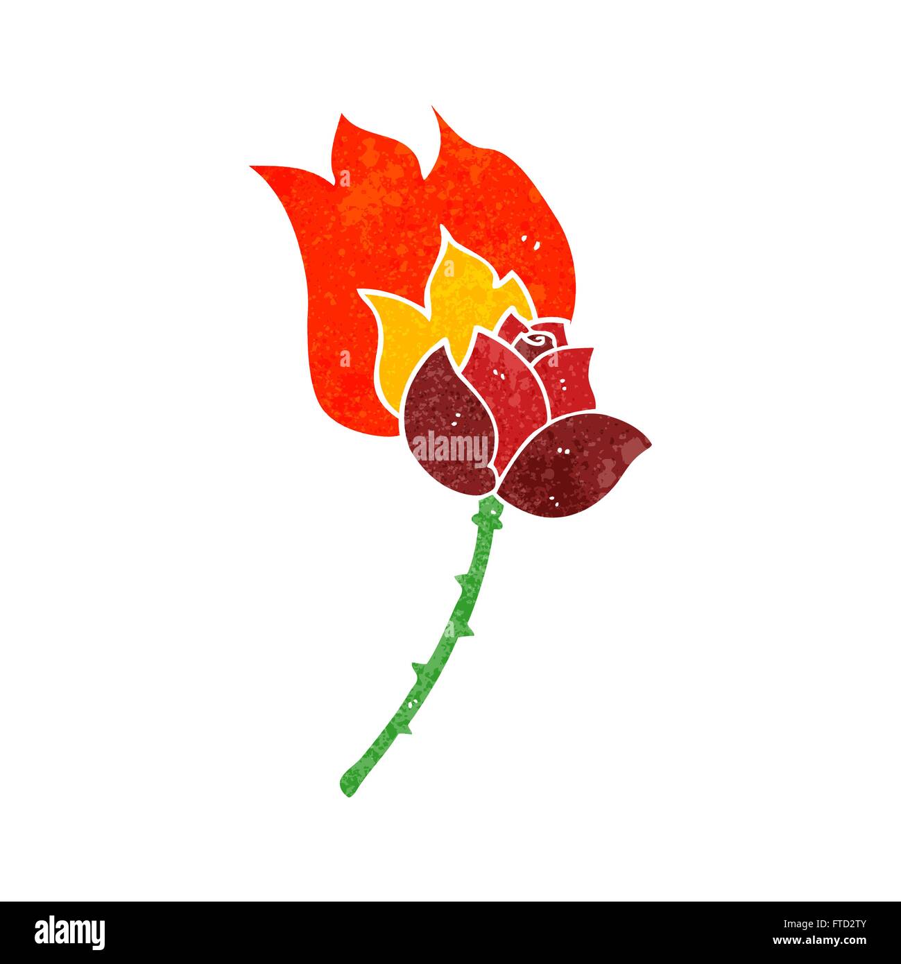 Cartoon rose Cut Out Stock Images & Pictures - Alamy