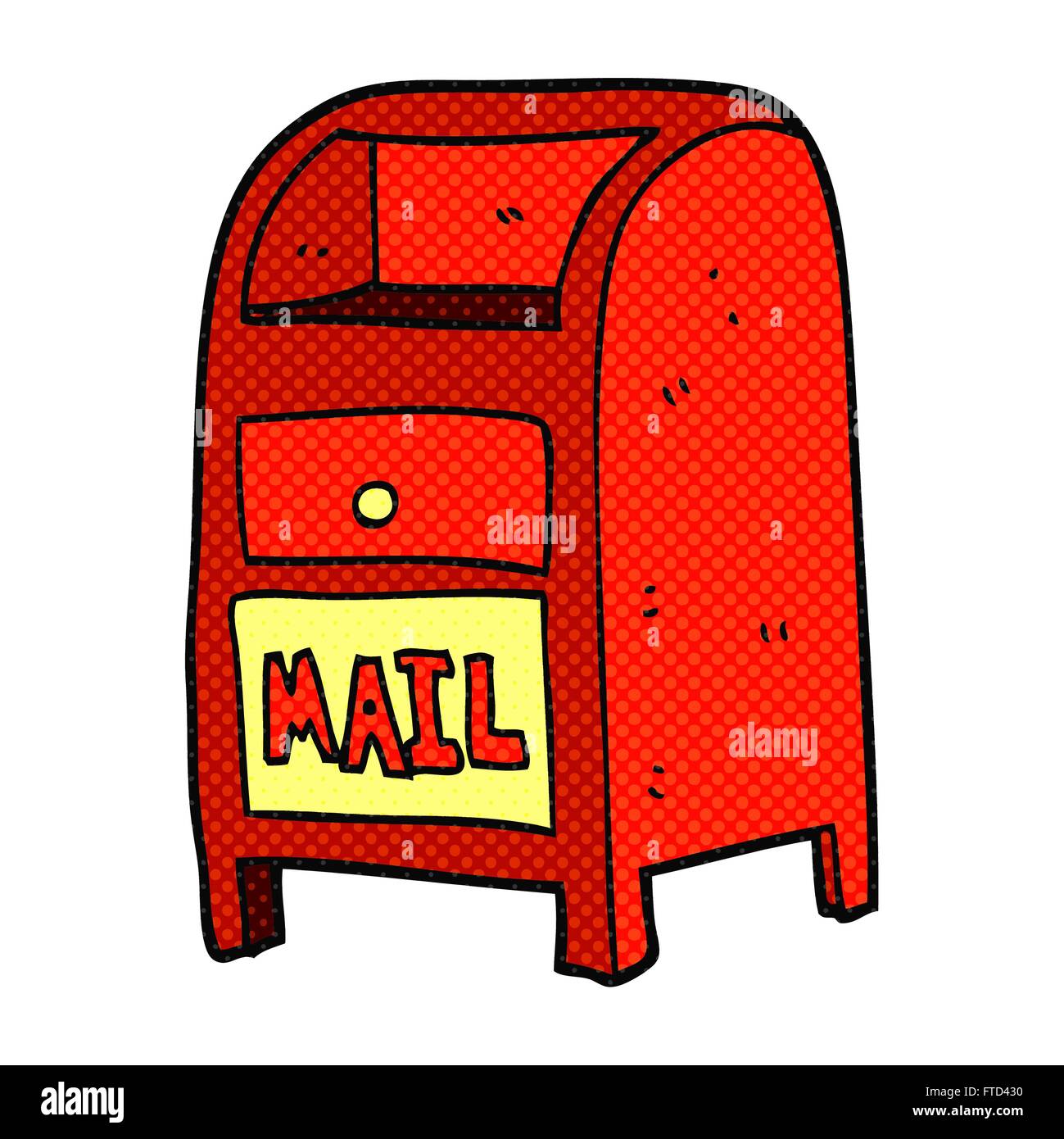Freehand drawn cartoon mail box hires stock photography and images Alamy