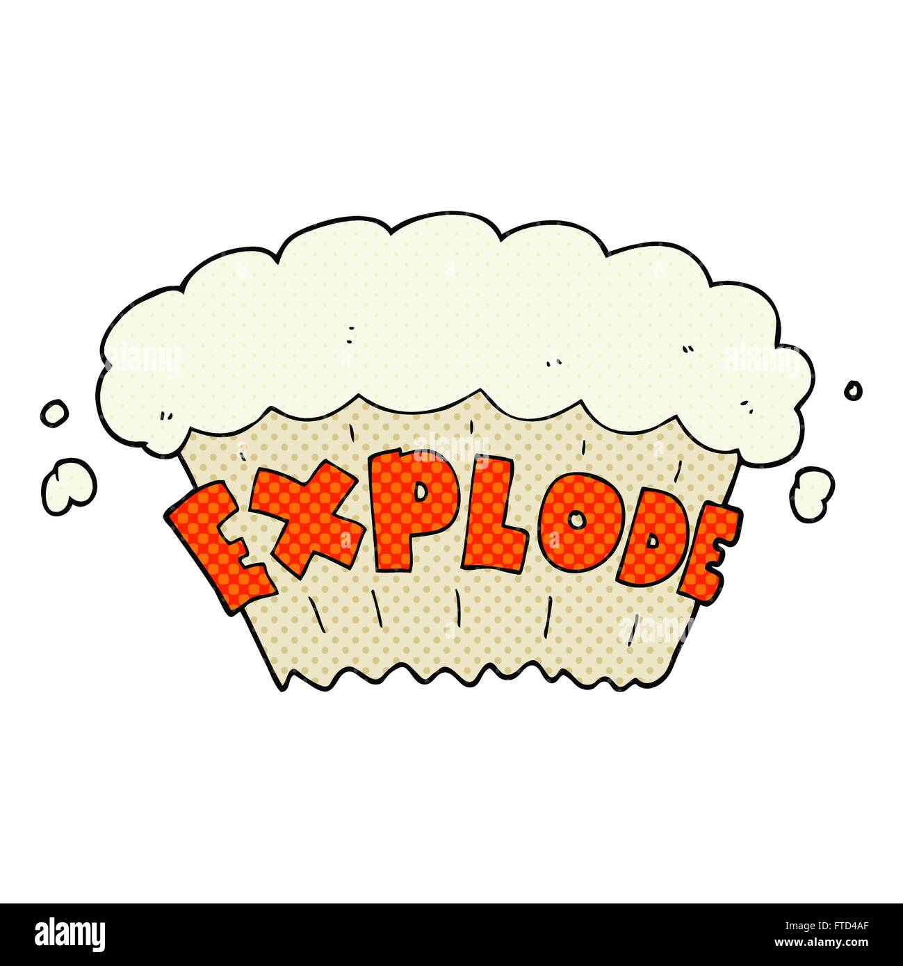 freehand drawn cartoon explosion Stock Vector Image & Art - Alamy