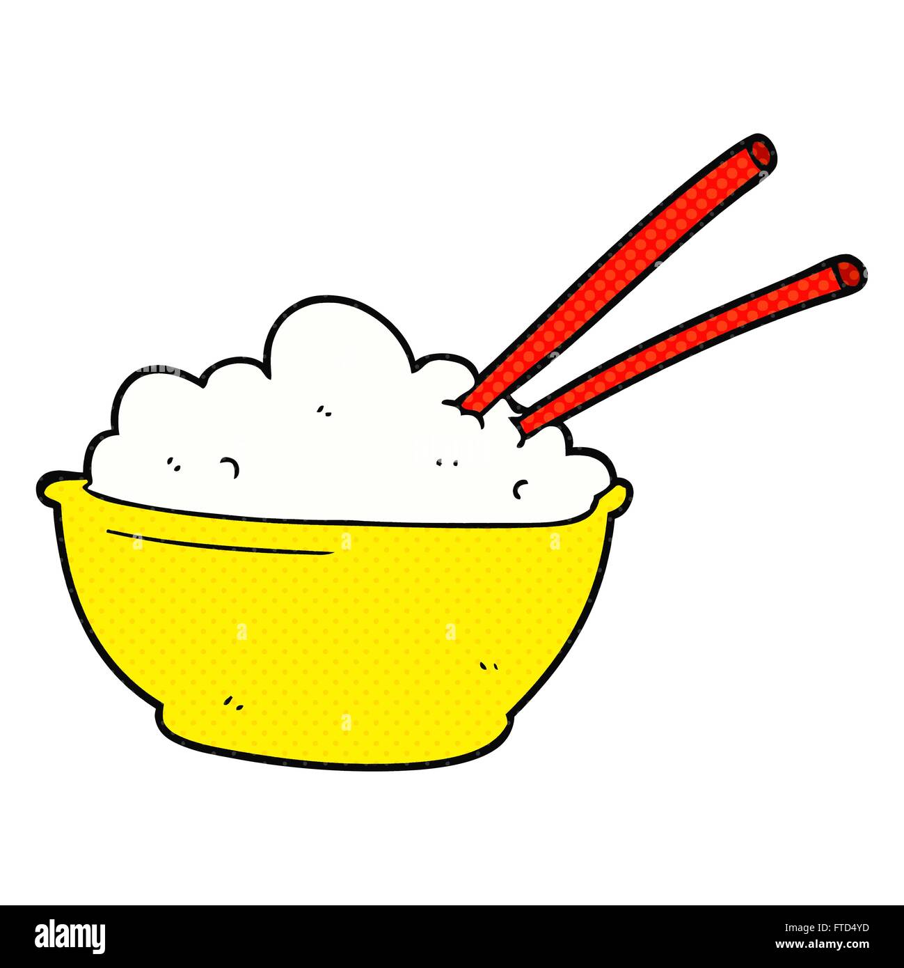 freehand drawn cartoon bowl of rice Stock Vector Image & Art Alamy