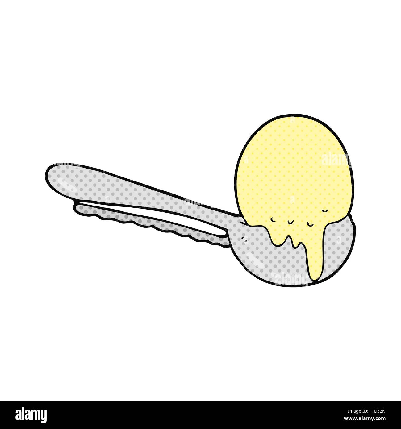 freehand drawn cartoon scoop of ice cream Stock Vector Image & Art Alamy