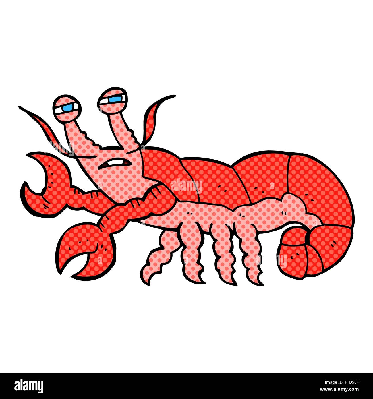 freehand drawn cartoon lobster Stock Vector Image & Art Alamy