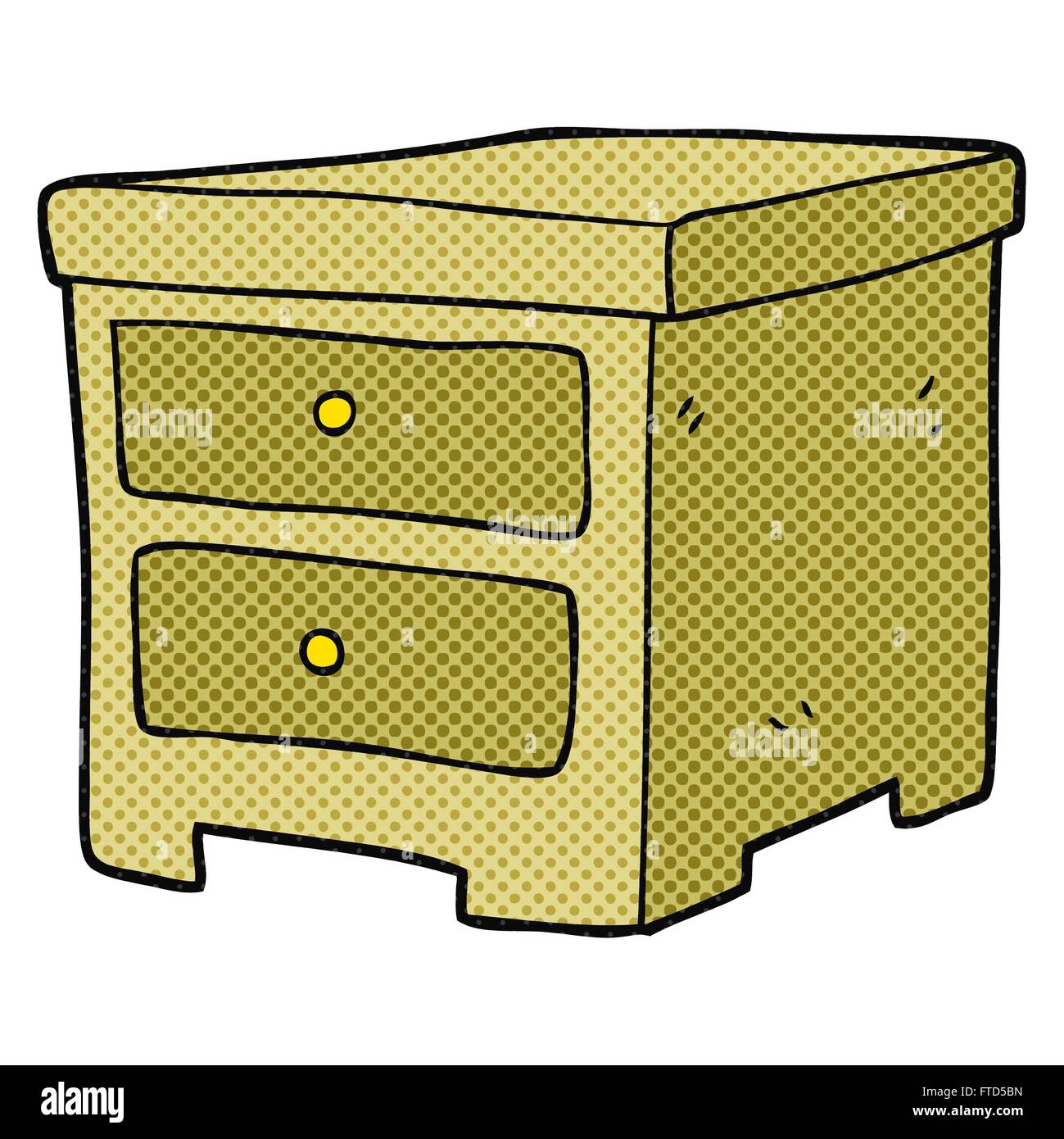 freehand drawn cartoon chest of drawers Stock Vector Image & Art - Alamy
