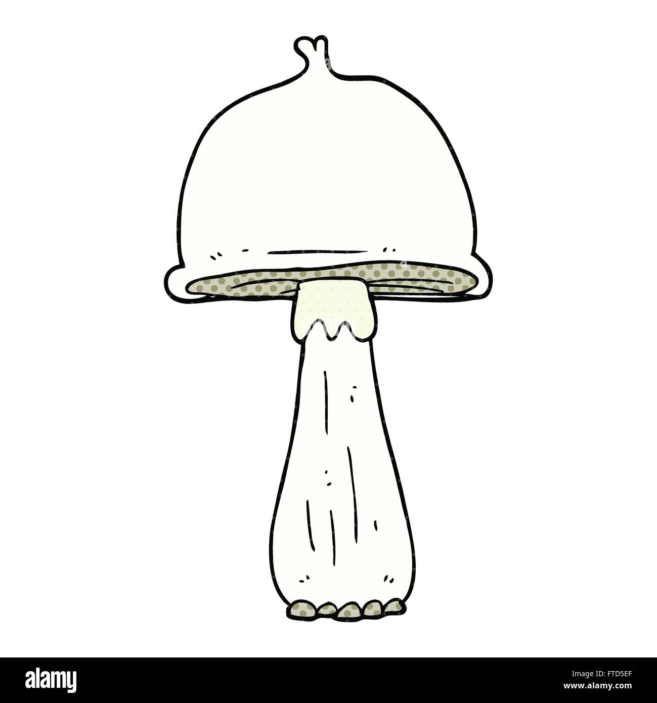 freehand drawn cartoon mushroom Stock Vector Image & Art Alamy
