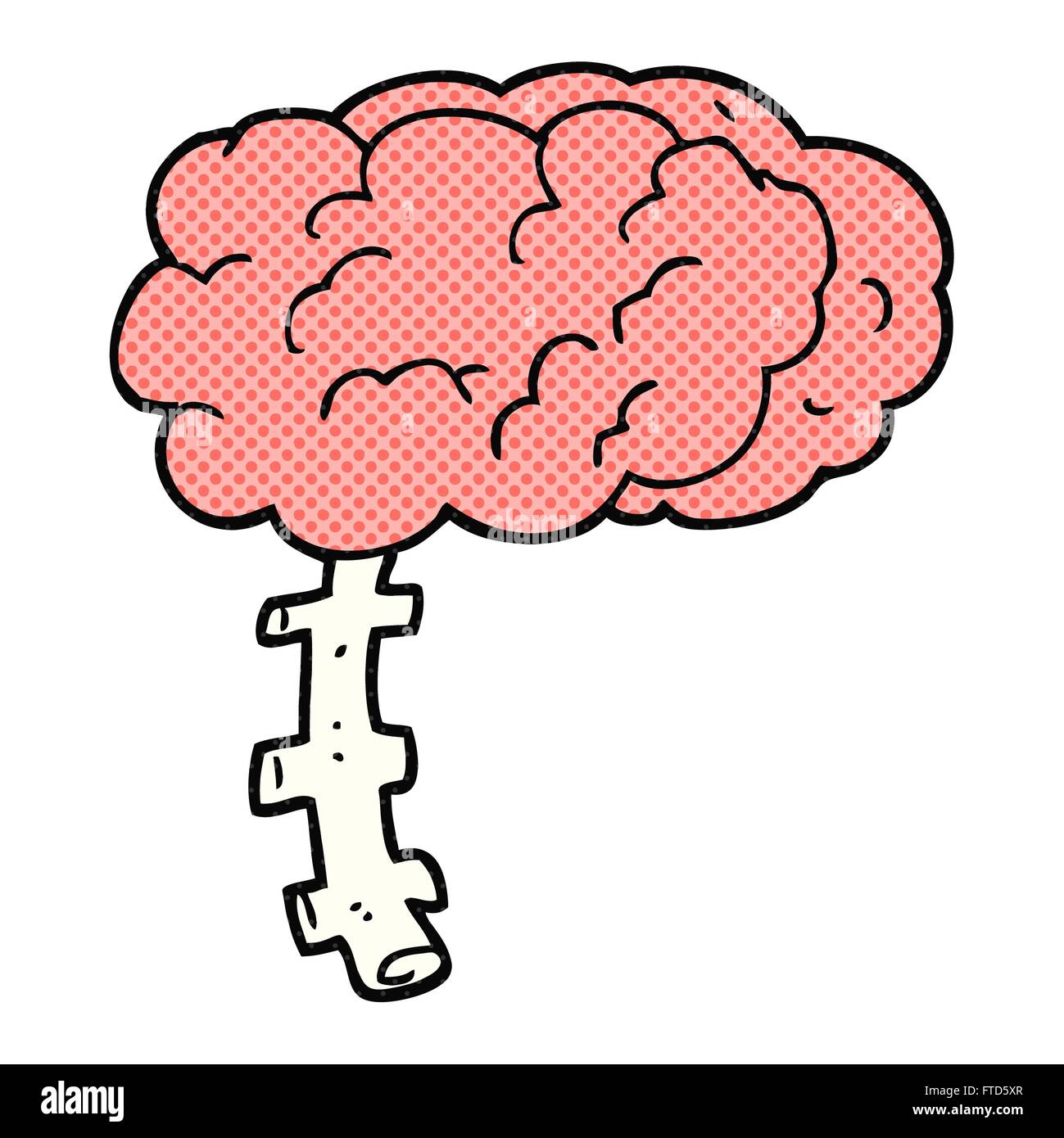 freehand drawn cartoon brain Stock Vector Image & Art - Alamy