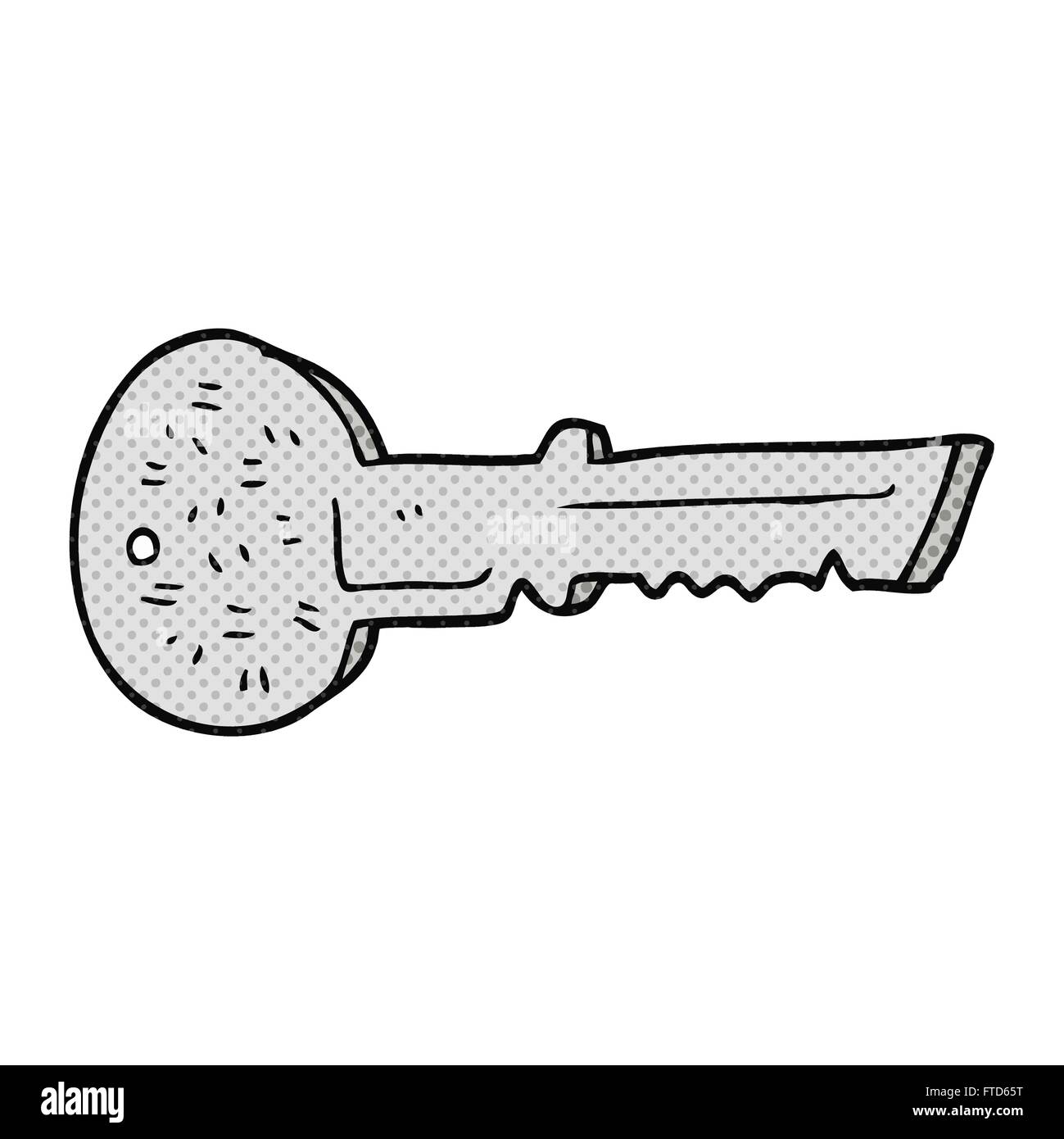 freehand drawn cartoon door key Stock Vector Image & Art Alamy