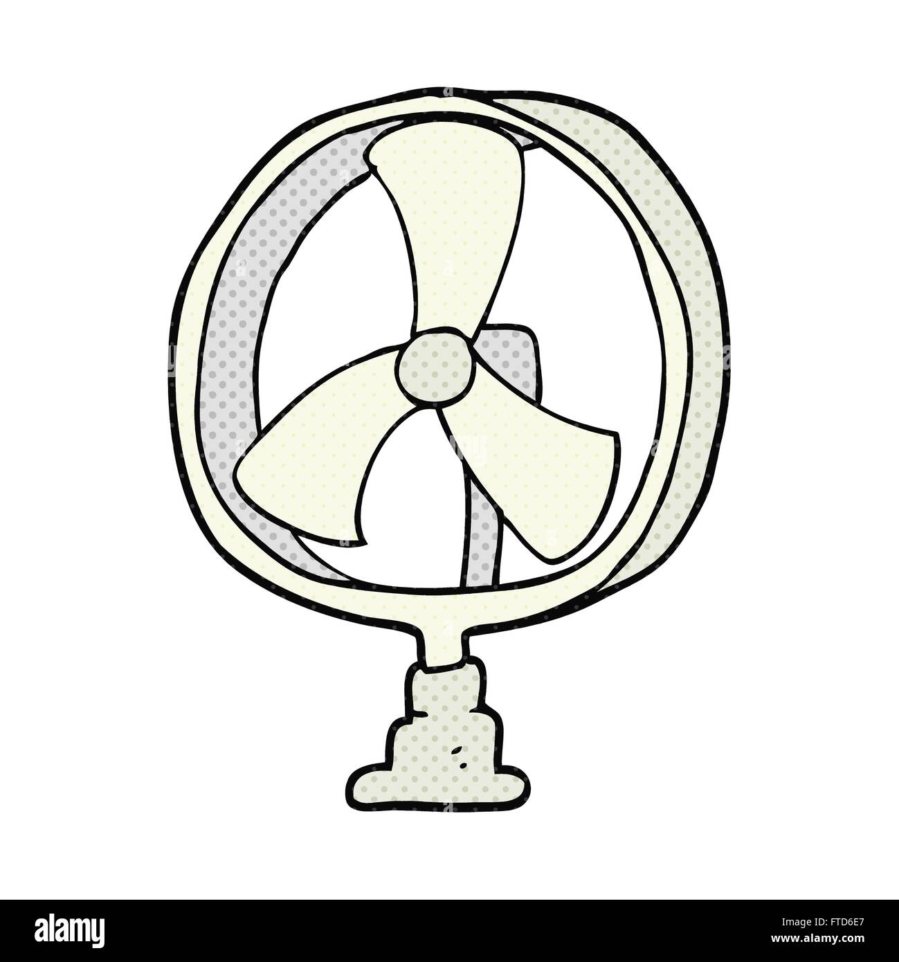 freehand drawn cartoon desk fan Stock Vector Image & Art Alamy