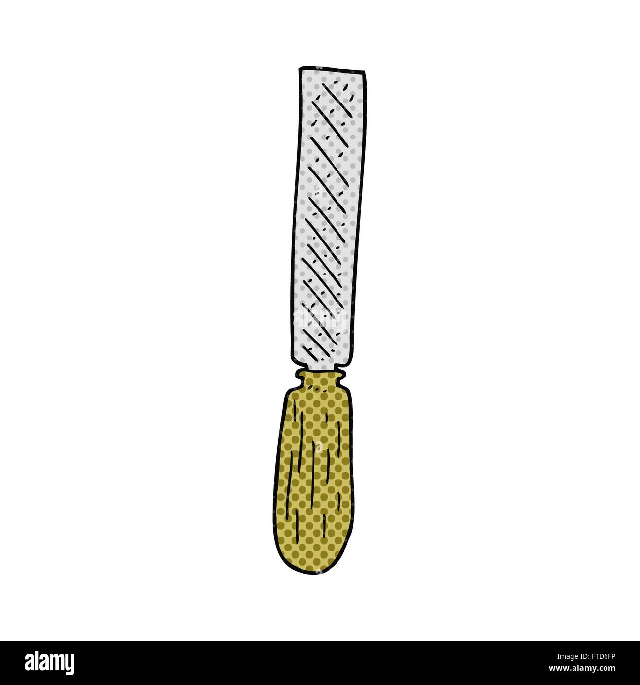freehand drawn cartoon metal file Stock Vector Image & Art - Alamy