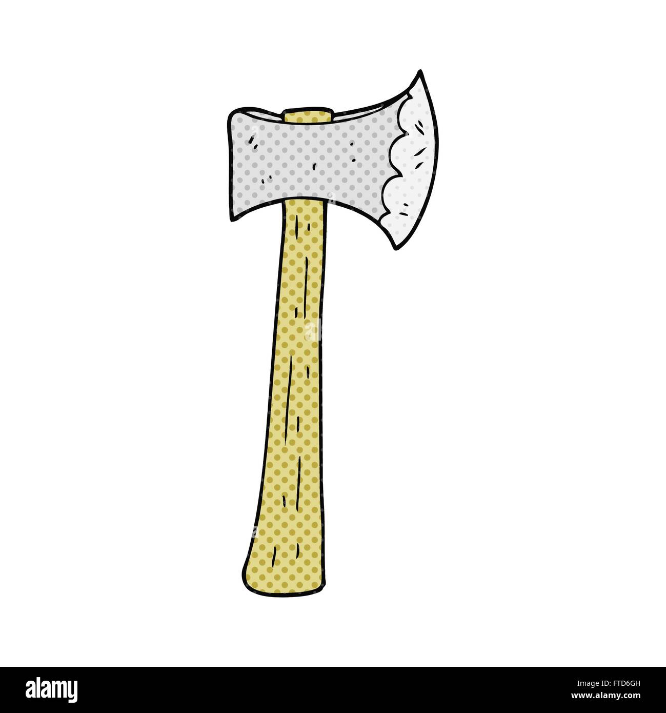 freehand drawn cartoon axe Stock Vector Image & Art Alamy